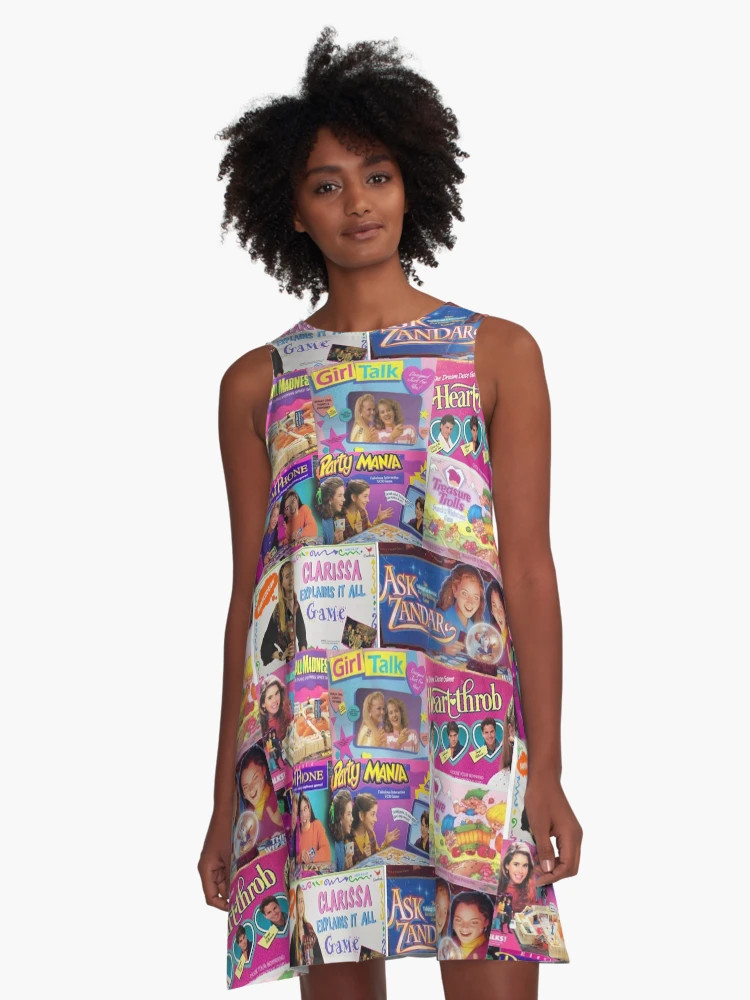 Nostalgic Board Game Mania A-Line Dress | Redbubble (US)