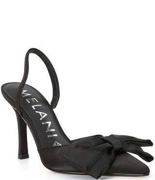Antonio Melani Gentry Satin Bow Slingback Pumps | Dillard's | Dillard's