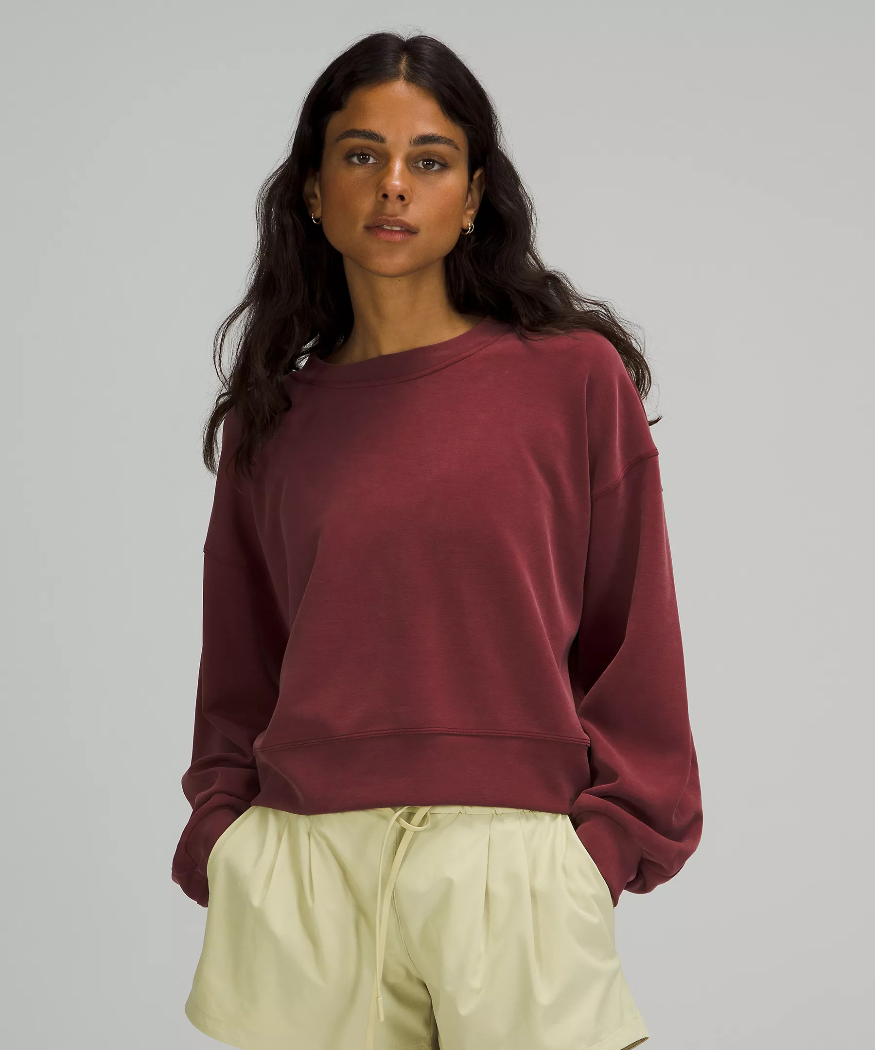 Perfectly Oversized Cropped Crew Softstreme | Lululemon (US)