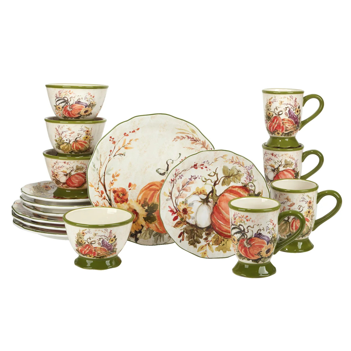 Harvest Morning 16 Pieces Dinnerware Set | Wayfair North America