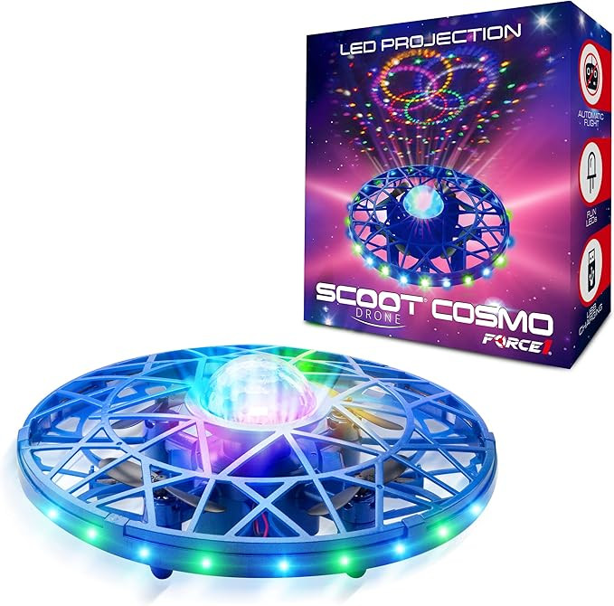 Force1 Scoot Cosmo LED Hand Operated Drone for Kids or Adults - Hands Free Motion Sensor Mini Dro... | Amazon (US)