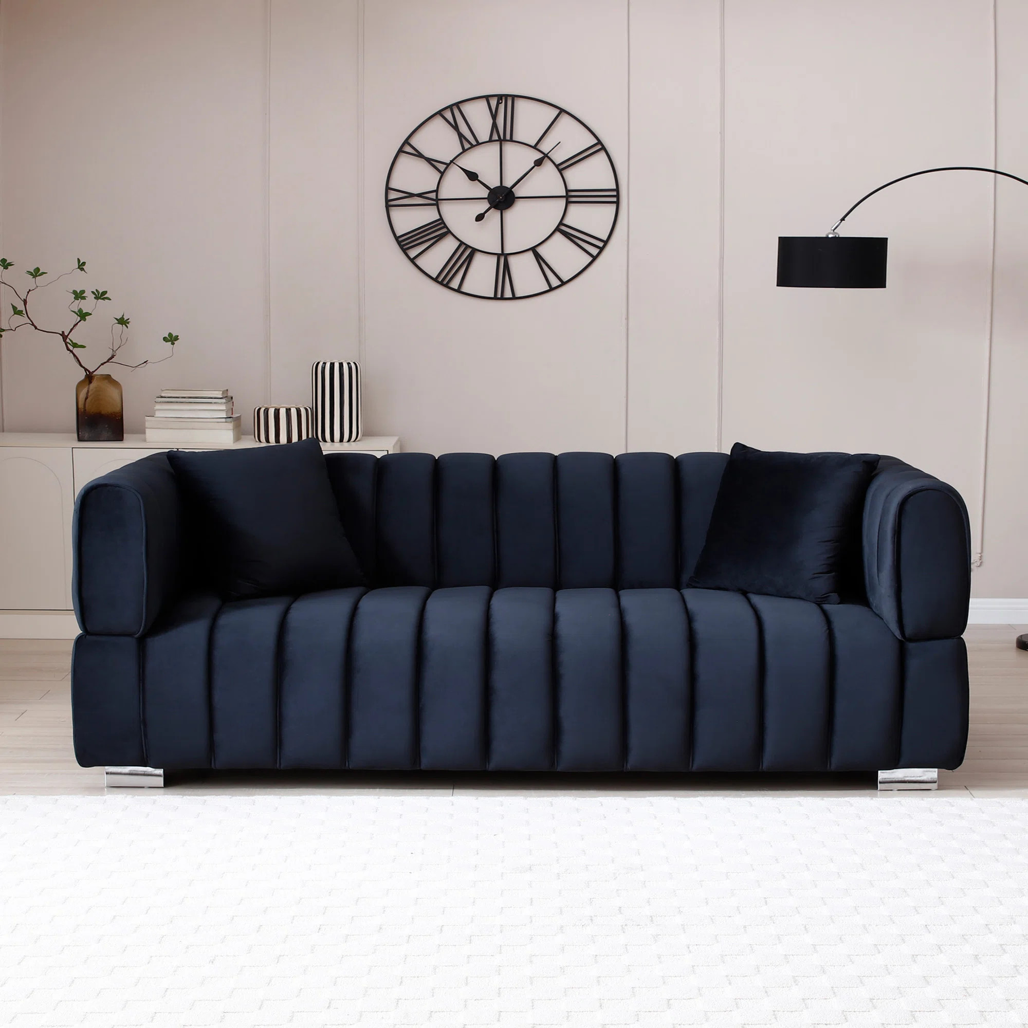 Futch Better Home Products Luna Velvet Sofa | Wayfair North America