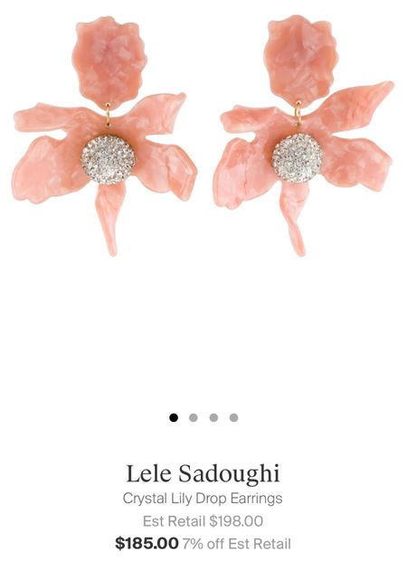 LELE SADOUGHI
Crystal Lily Drop Earrings
Est. Retail $198.00
7% Off Est. Retail
20% Off Use Code REAL

#LTKsalealert #LTKSale #LTKFind