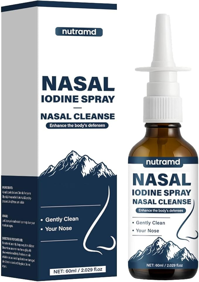 Nutramd Iodine Nasal Spray – Cleanses & Refreshes Your Nasal Passages – Iodine & Fulvic Acid ... | Amazon (US)