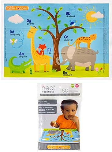 Neat Solutions Table Topper Disposable Stick-on Placemats in Reusable Package, Gender Neutral, 12... | Amazon (US)