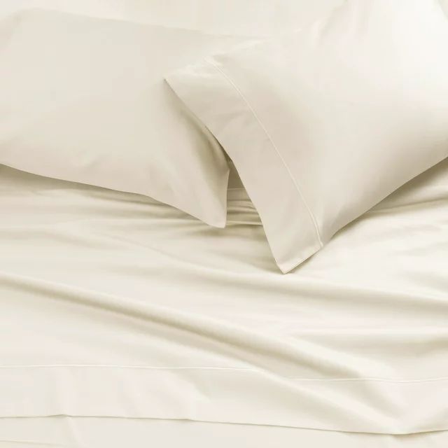 Better Homes & Gardens 400 Thread Count Hygro Cotton Bed Sheet Set, Queen, Vanilla Dream | Walmart (US)