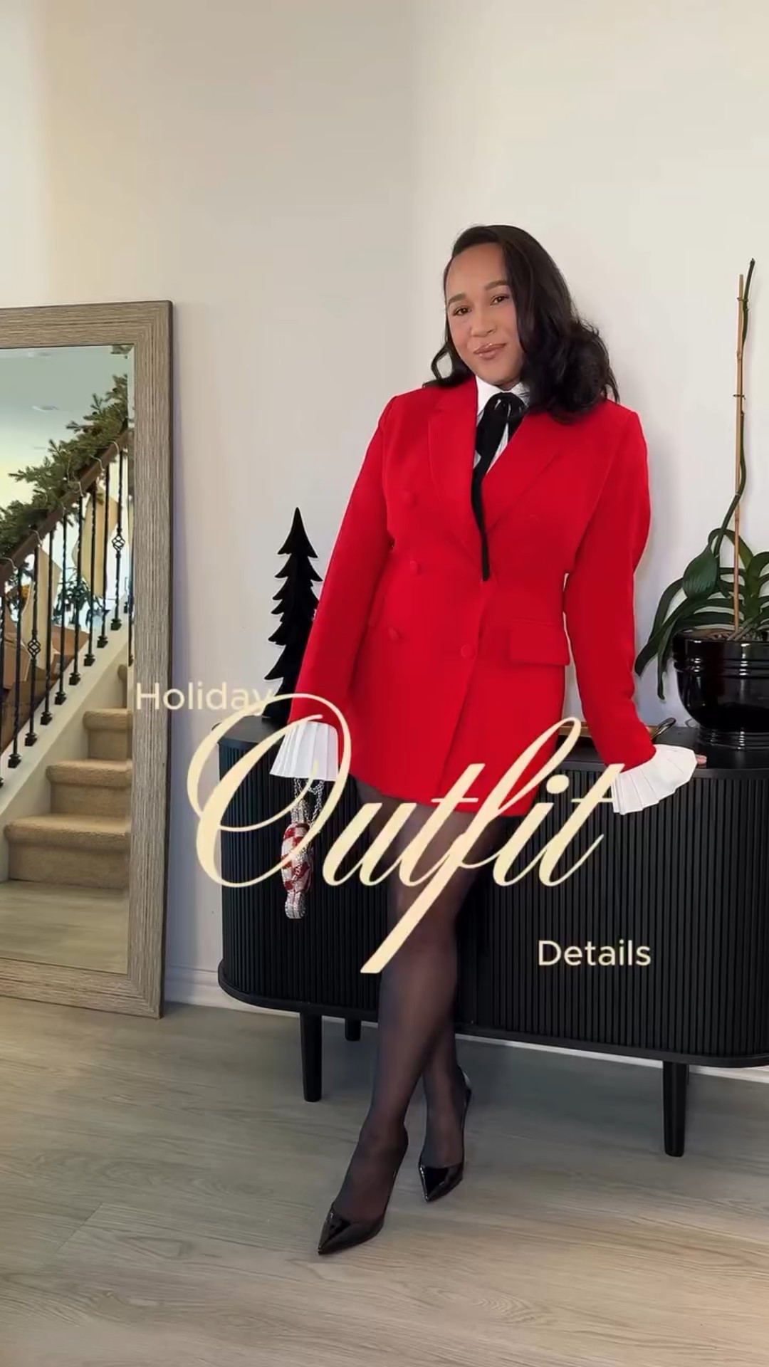 Holiday Outfit Inspo 🎄🎁
Blazer Dress 
Turn your simple red blazer into a show stopper for your next holiday event. ✨

Is Red your color? ❤️

🔗Similar Styles Linked on my LTK

#fashion #ootd #ltkstyletip #ootdinspo #holidayoutfit

#LTKHoliday #LTKgrwm #LTKootd