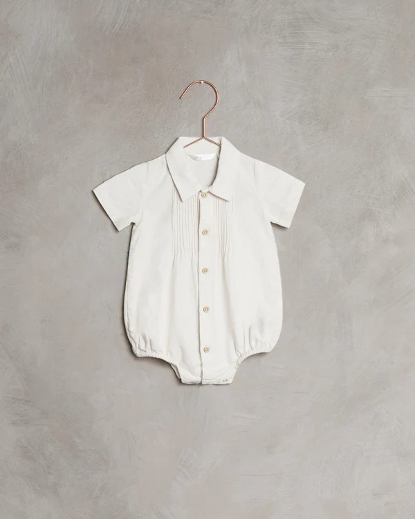henry romper | white | Noralee