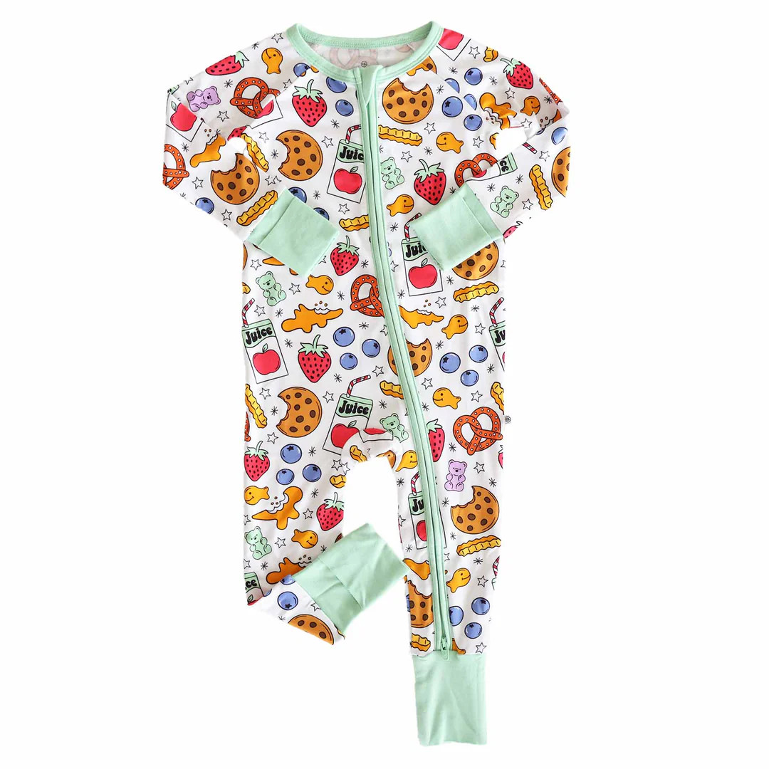 Snack Time Convertible Zip Romper | Caden Lane