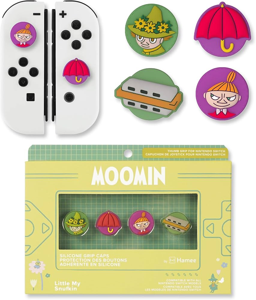Hamee Moomin Thumb Grips Compatible with Nintendo Switch OLED/Switch Lite, Character Joystick Gri... | Amazon (US)