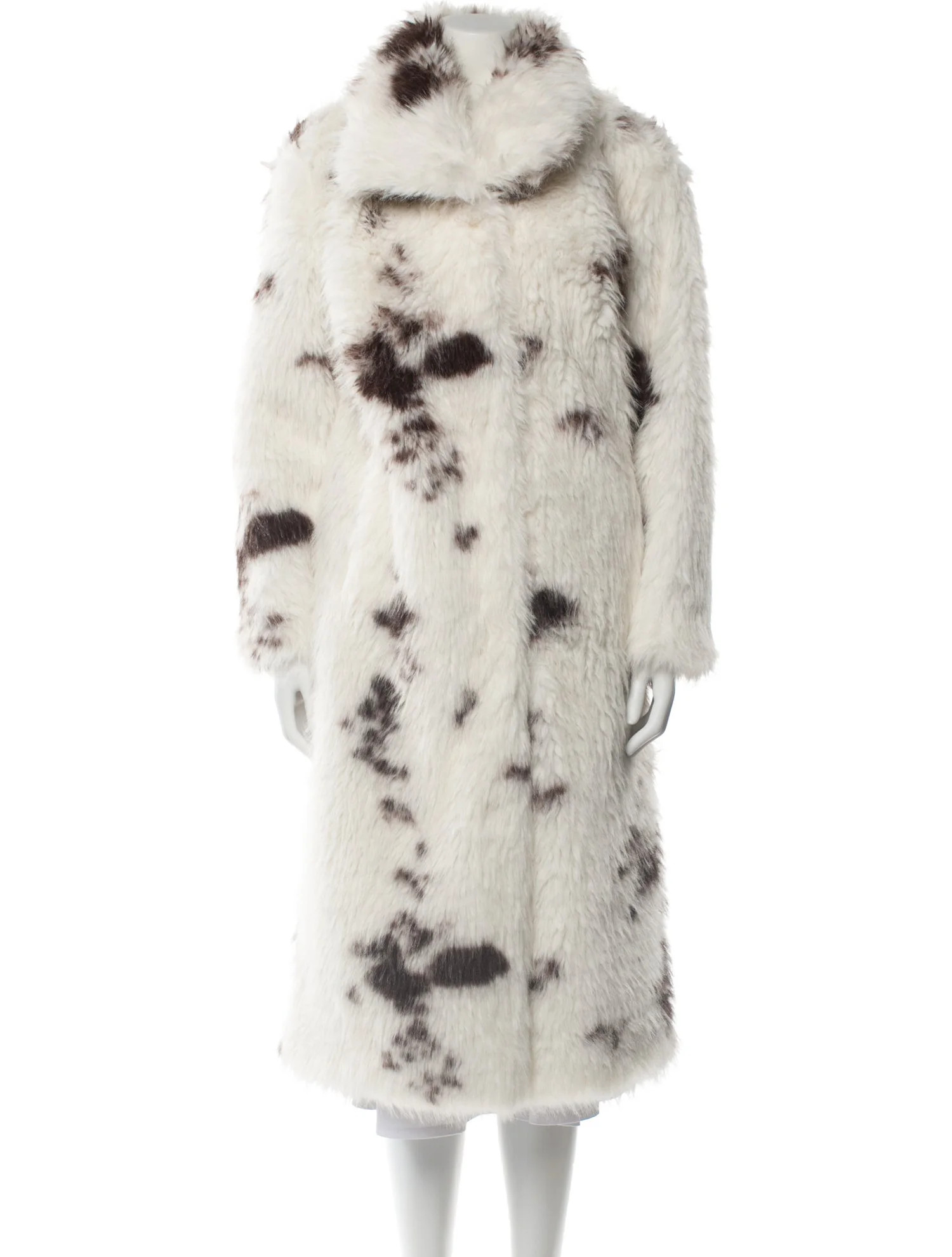 Faux Fur Animal Print Faux Fur Coat w/ Tags | The RealReal