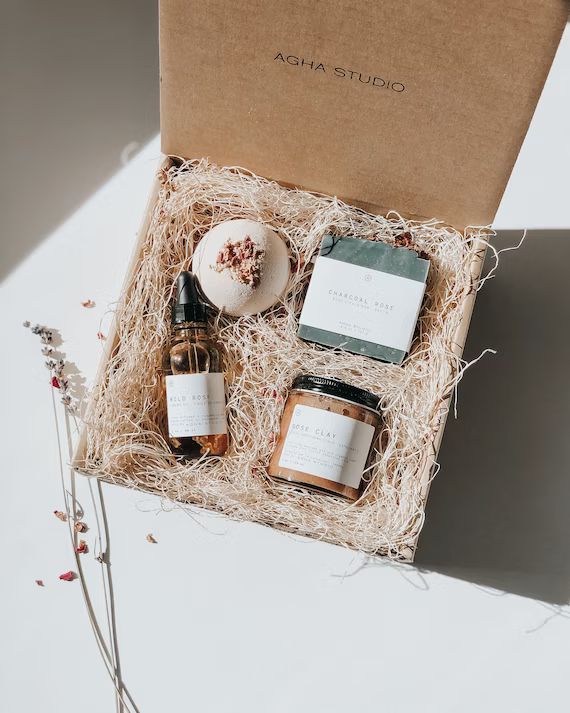 Luxe Self Care Gift Box  Natural Self Care Kit Birthday Gift | Etsy | Etsy (US)