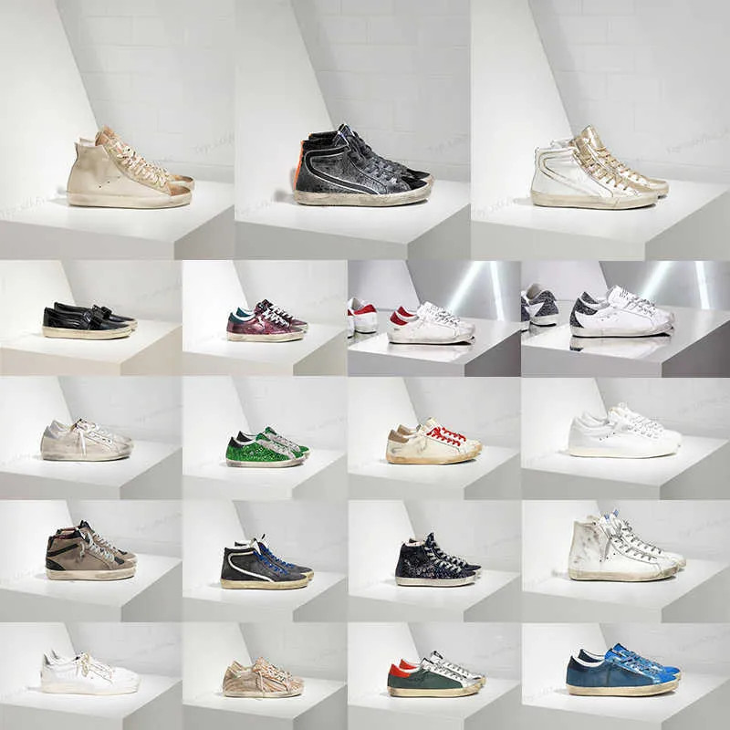 2022 Casual Shoes Dirty Shoe Sneakers Golden Gooses Shoes Designer Sneakers Golden Super Star Cla... | DHGate