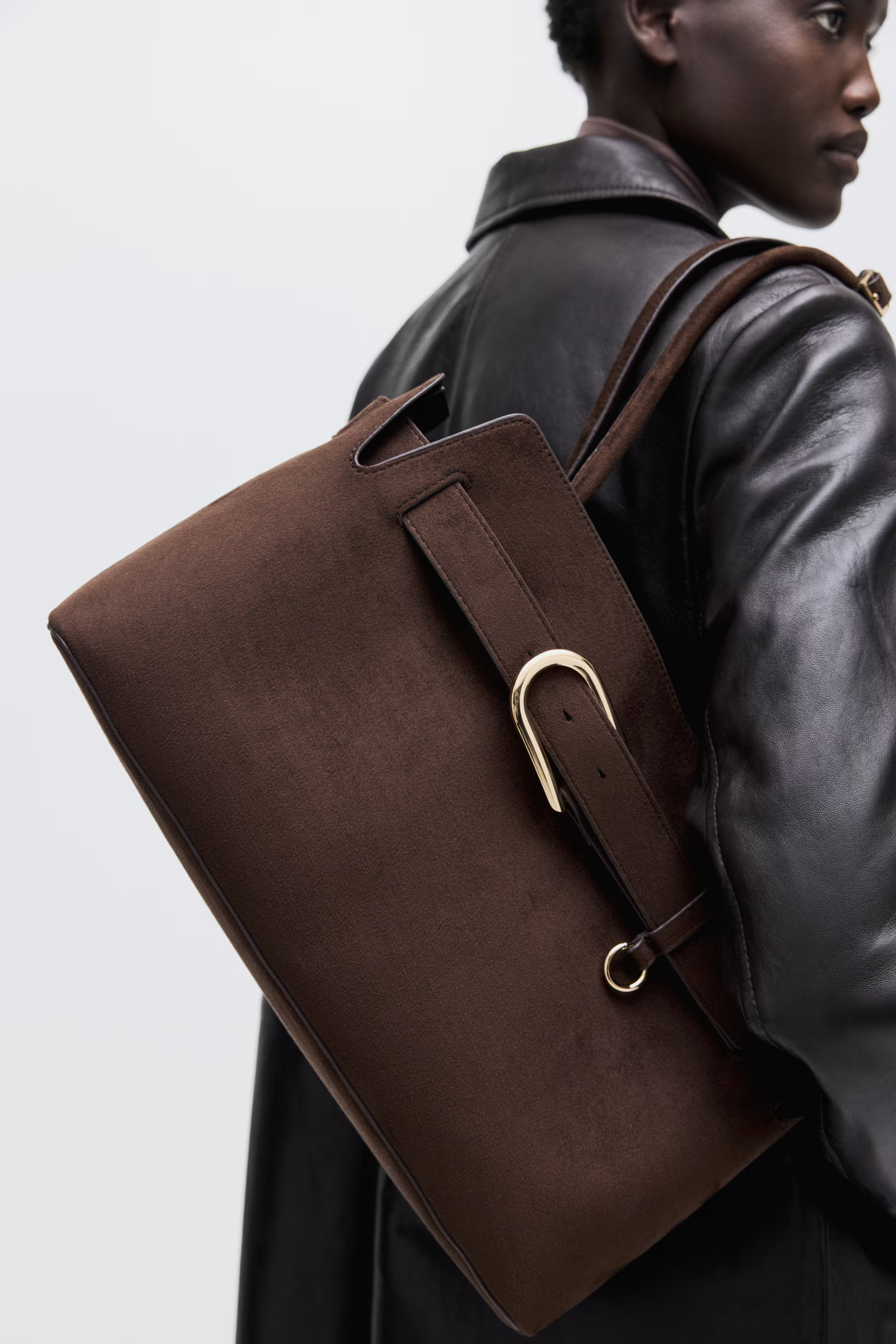 Strap-Detail Tote Bag | H&M (US + CA)