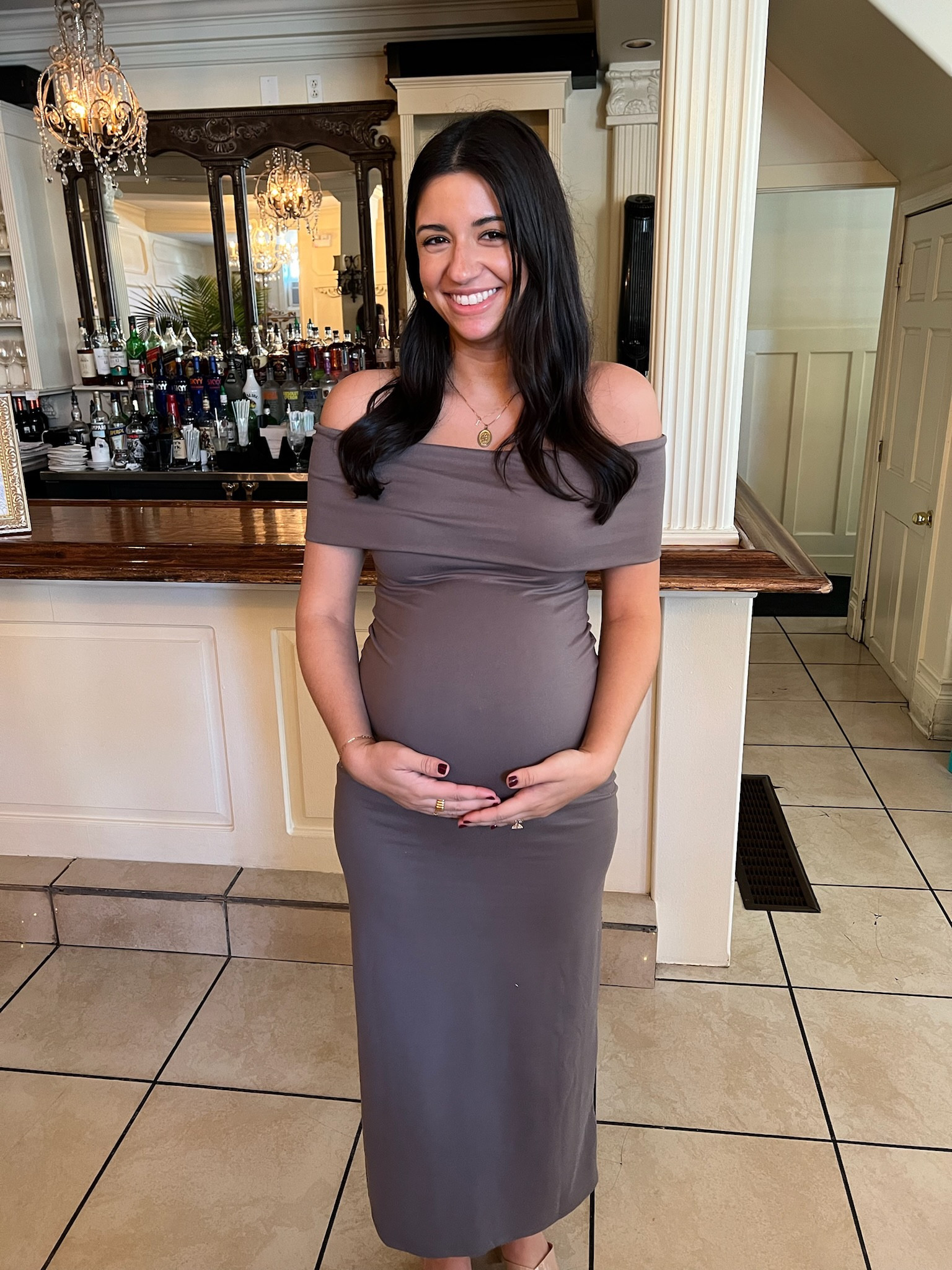 This has been my go to maternity dress this pregnancy! 

#LTKFindsUnder50 #LTKBump
