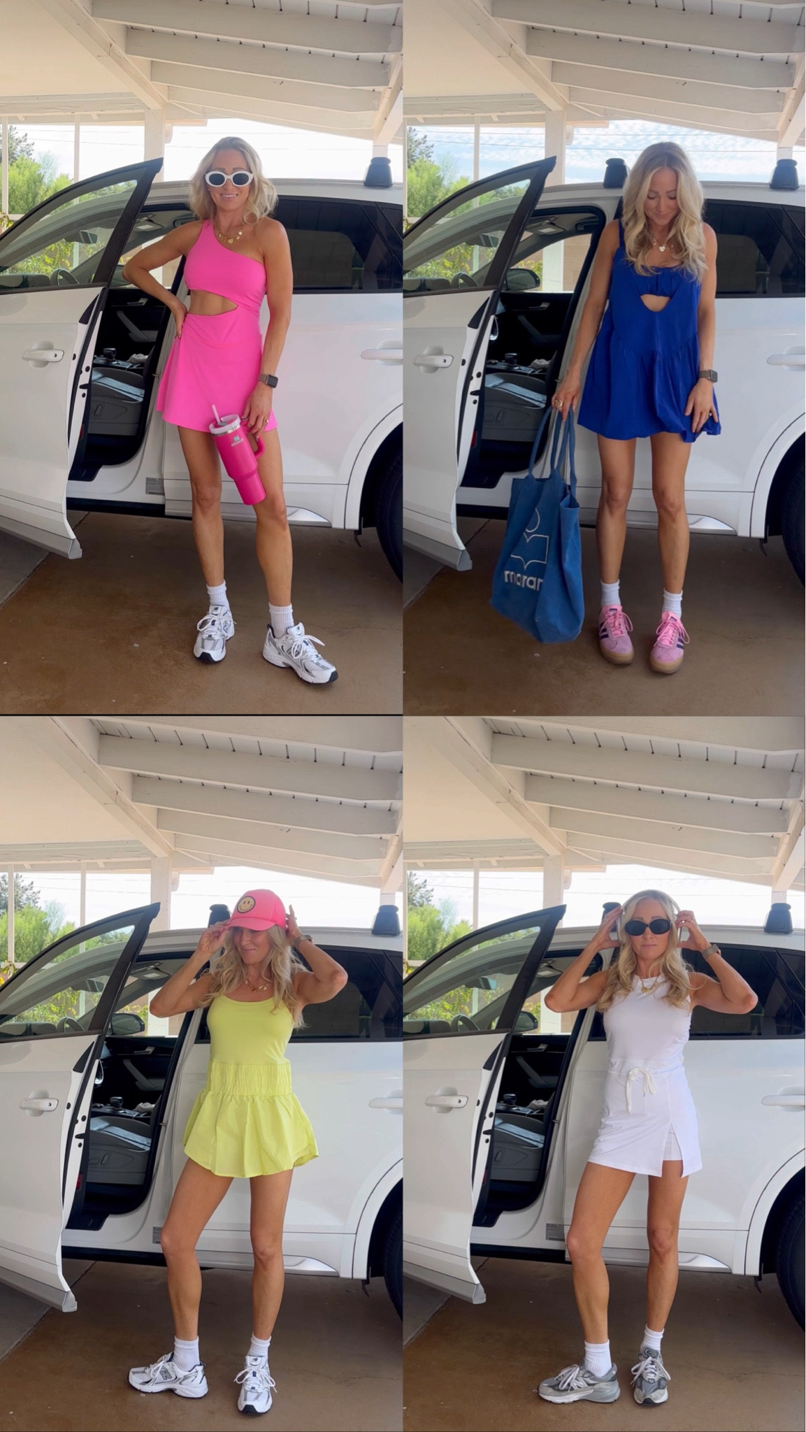 Amazon onesies and rompers that look JUST LIKE free people movement! But are a fraction of the price! I’m wearing XS in the pink and blue and white and wish I had XS in yellow! Faves are blue and pink bc of quality and fit! 

#LTKStyleTip #LTKSaleAlert #LTKActive