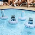 Thyme & Table 4-Pack Drink Coaster Floaties, Blue Checker Print | Walmart (US)