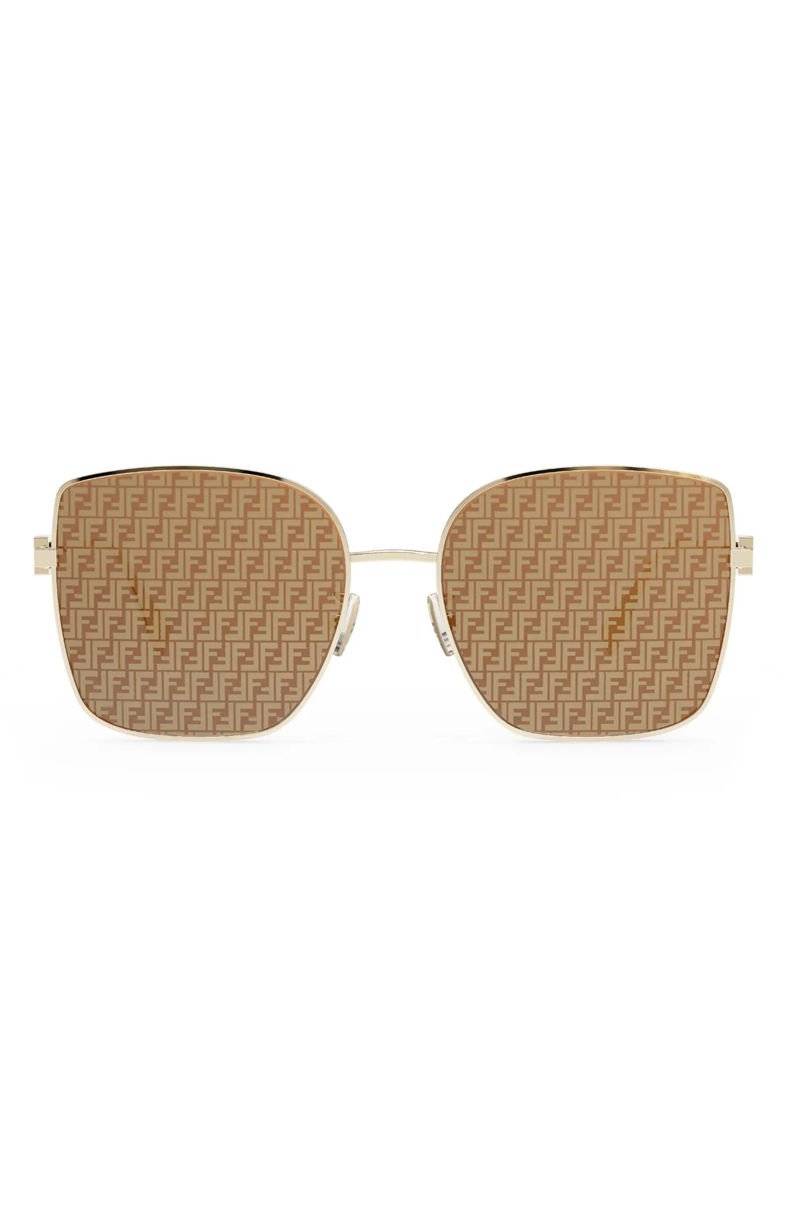 Fendi Baguette 59mm Square Sunglasses | Nordstrom | Nordstrom