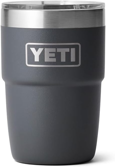 YETI Rambler 8 oz Stackable Cup, Stainless Steel, Vacuum Insulated Espresso Cup with MagSlider Li... | Amazon (US)