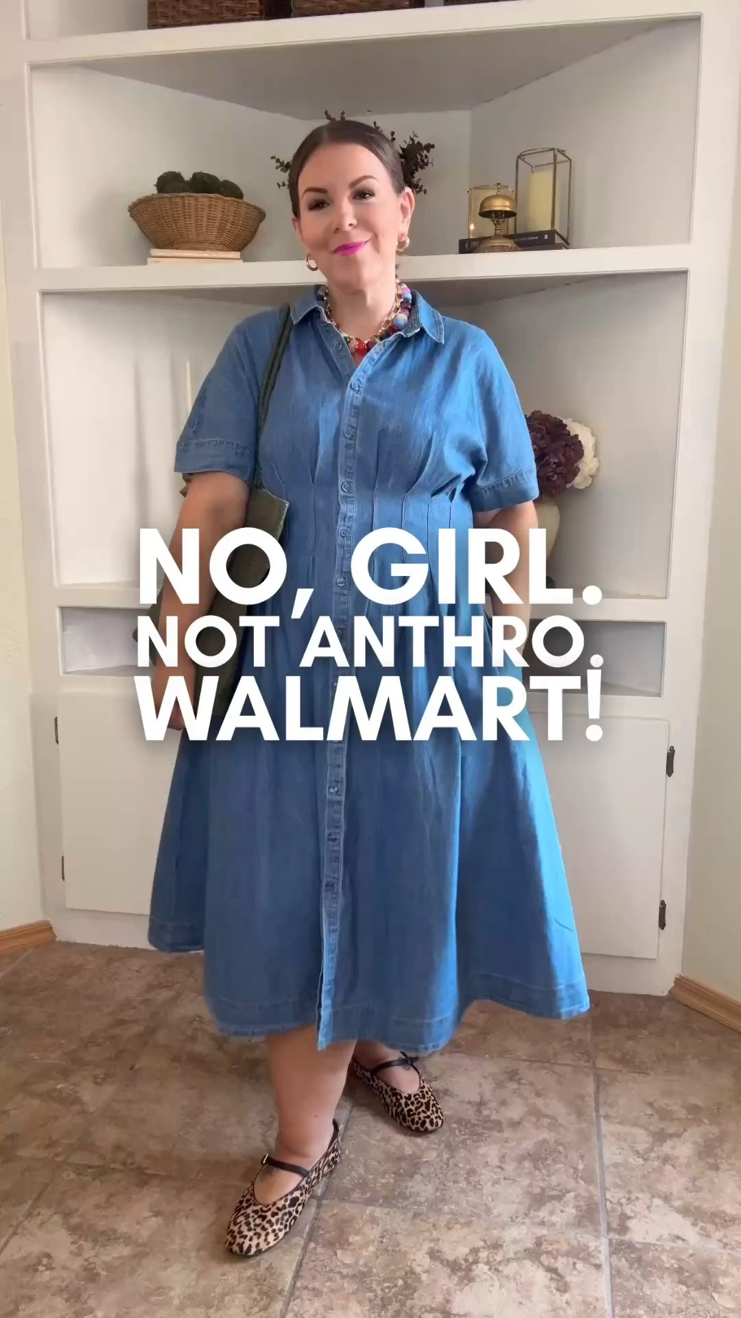 This Walmart dress from the new Scenario line is so similar to one from Anthropologie, but it's a fraction of the price! You can use it for fall family photos, teacher outfits, as a country concert outfit - the options are endless. I'm wearing the XL and find it very true to size.  

 #LTKxWalmart #LTKMidsize #LTKPlusSize