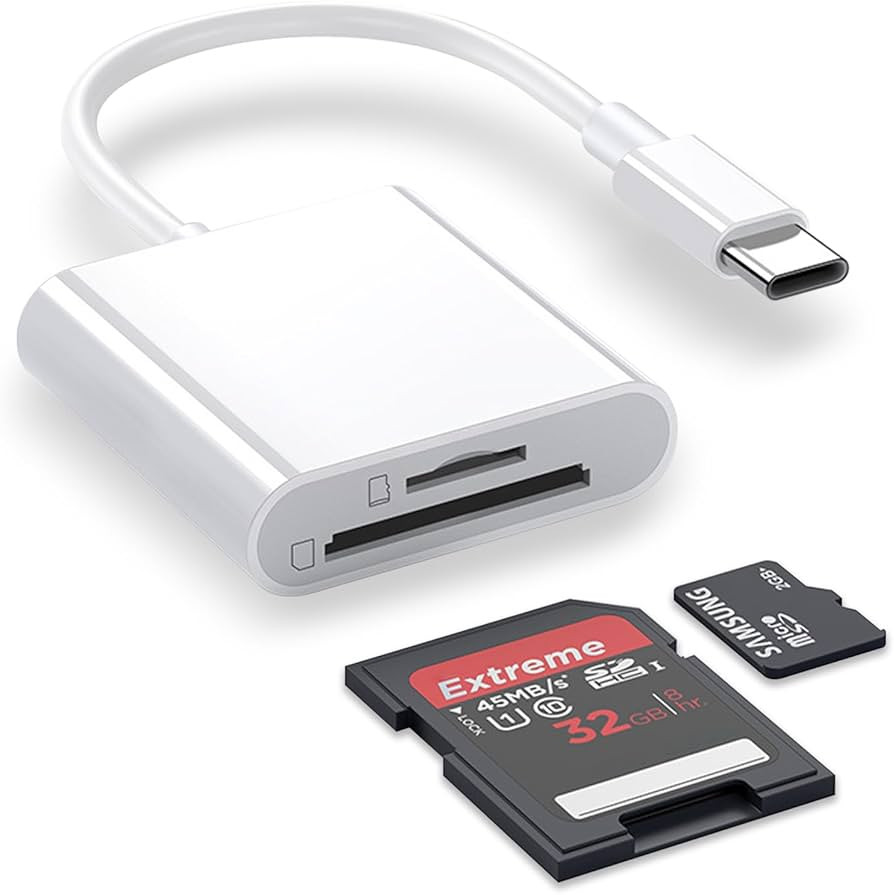 MaxRenard SD Card Reader for iPhone 16 15,SD Card Reader USB C & Micro SD Card Reader,SD Card Ada... | Amazon (US)