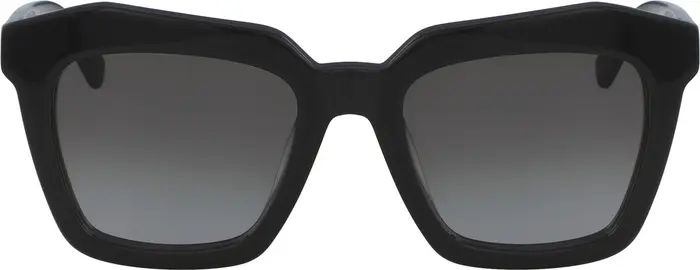52mm Squared Cat Eye Sunglasses | Nordstrom Rack