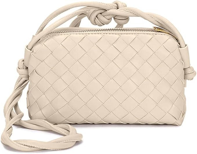 Small Crossbody Shoulder Bag for Women, Mini Camera Bag Card Holder Wallet Purse and Hand-Woven H... | Amazon (US)