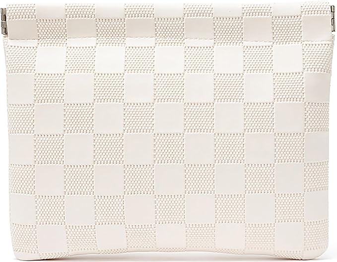 Leather Pocket Cosmetic Bag for Purse,Coin Purse Lipstick Cosmetic Accessories Organizer, Travel ... | Amazon (US)