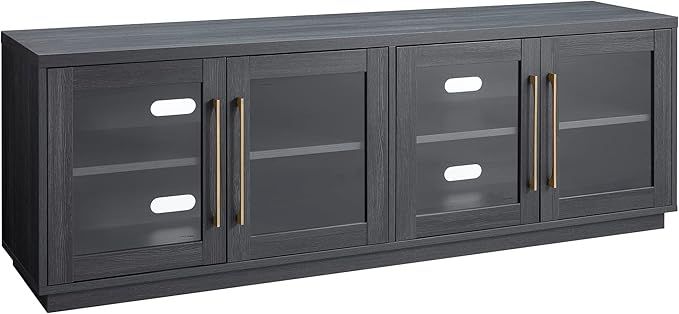 Henn&Hart Donovan TV Stand, 68" Wide, Dark Gray | Amazon (US)