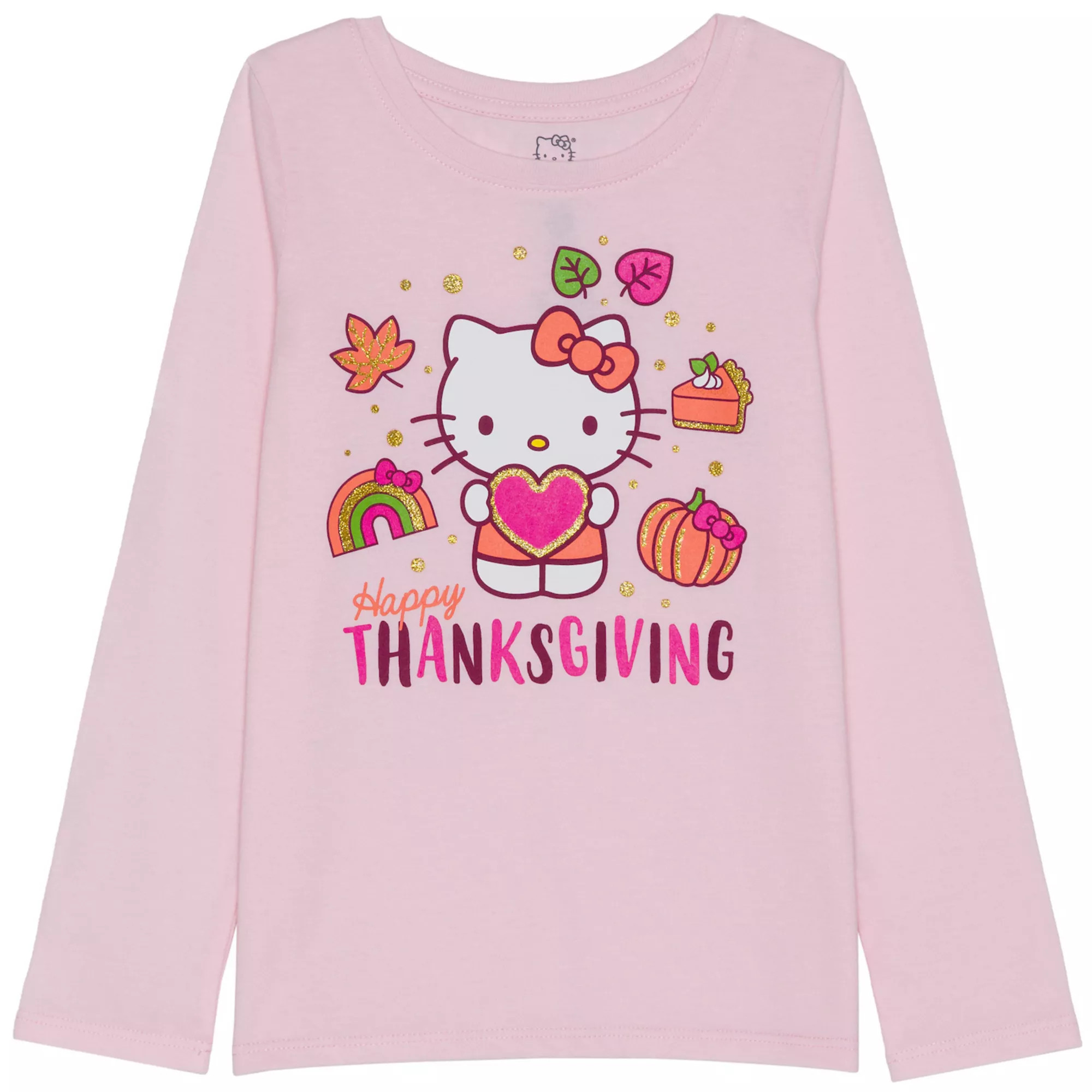 Baby & Toddler Girl Jumping Beans® Hello Kitty Happy Thanksgiving Long Sleeve Graphic Tee | Kohl's