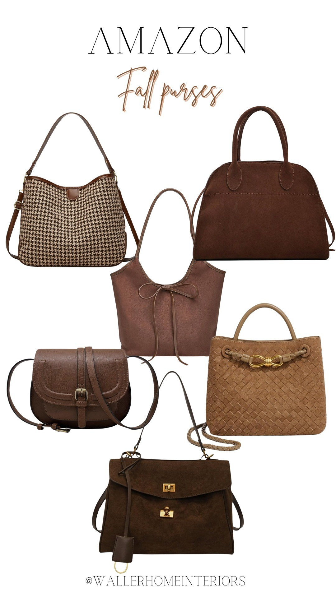 These purses are perfect for Fall! So cute and affordable! #fallpurse #amazonfinds

#LTKItBag #LTKFallSale #LTKStyleTip