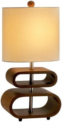 Adesso Rhythm Table Lamp – Rustic Bentwood and Natural Beige Shade - Perfect Nightstand, End Ta... | Amazon (US)