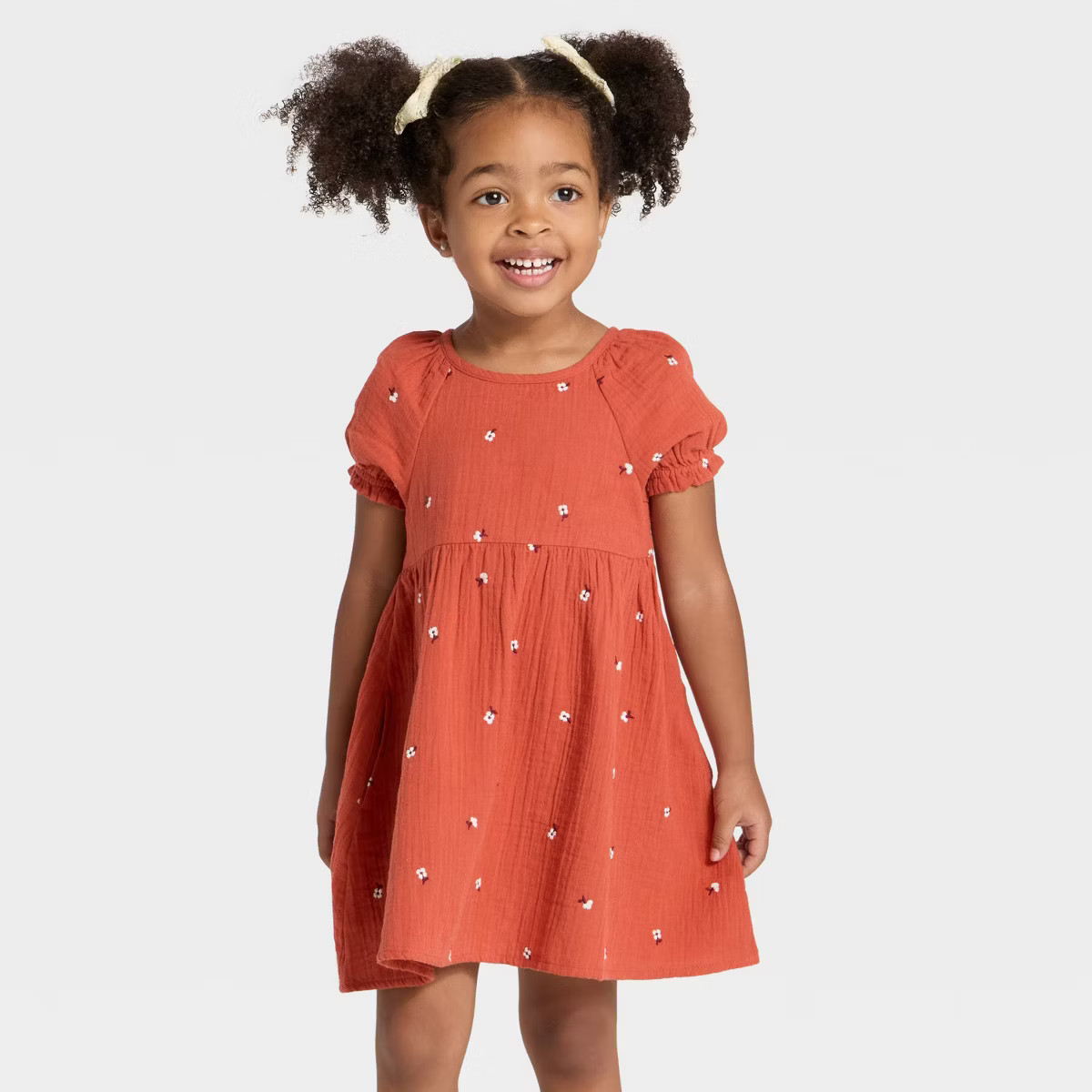 Toddler Girls' Short Sleeve Gauze Dress - Cat & Jack™ | Target