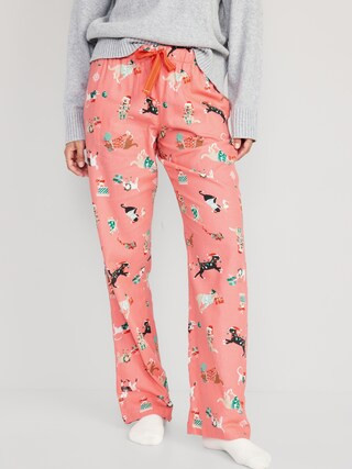 Mid-Rise Flannel Pajama Pants for Women | Old Navy (US)