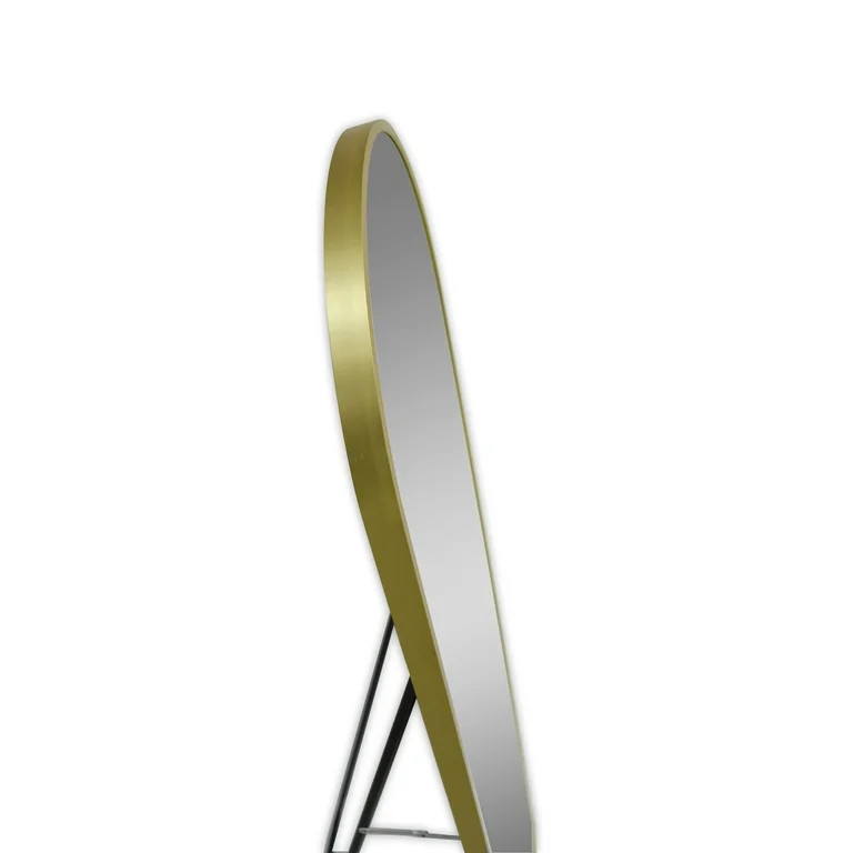Better Homes & Garden 30" x 60" Gold Brass Arch Easel Mirror - Walmart.com | Walmart (US)