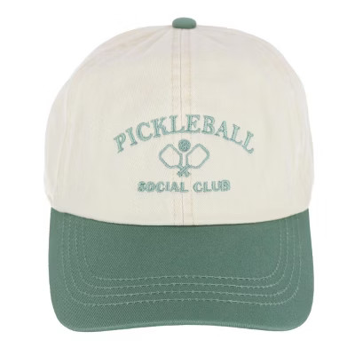 David & Young Unisex Pickleball Social Club Two Toned Baseball Hat | Target
