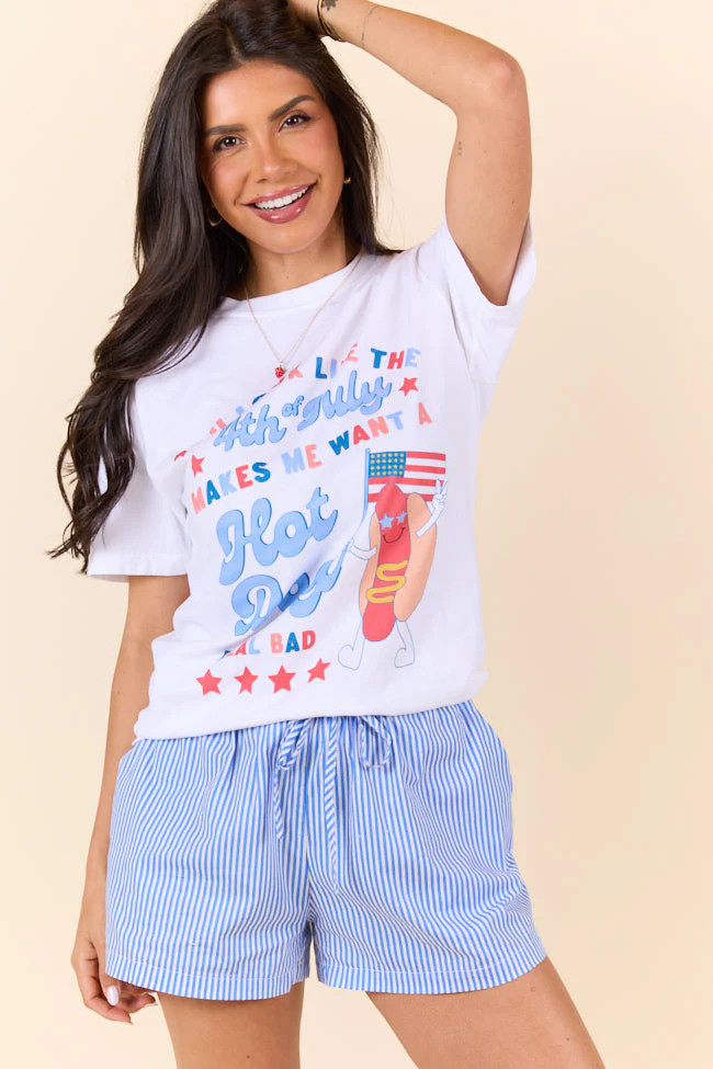 I Look Like the 4th Of July White Graphic Tee | Pink Lily