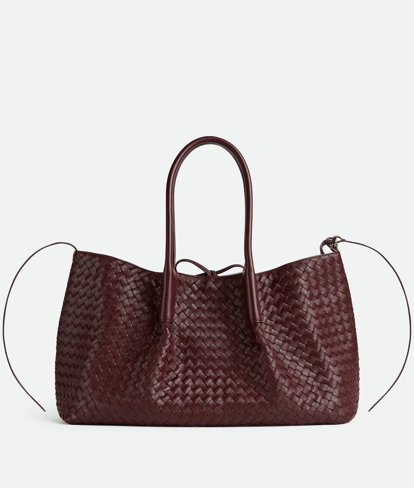 Bottega Veneta® Women's Pinacoteca in Madder brown/lunar. Shop online now. | Bottega Veneta