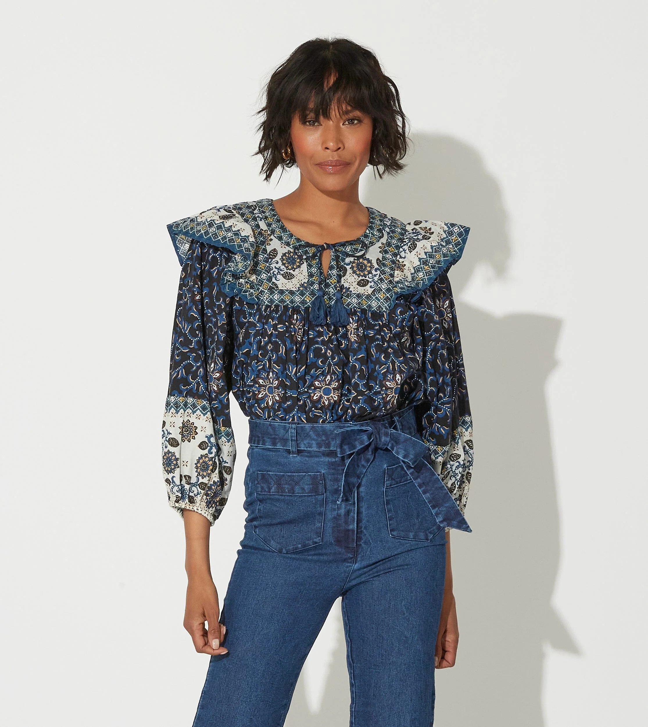 Shop Lina Blouse | Cleobella | Cleobella LLC