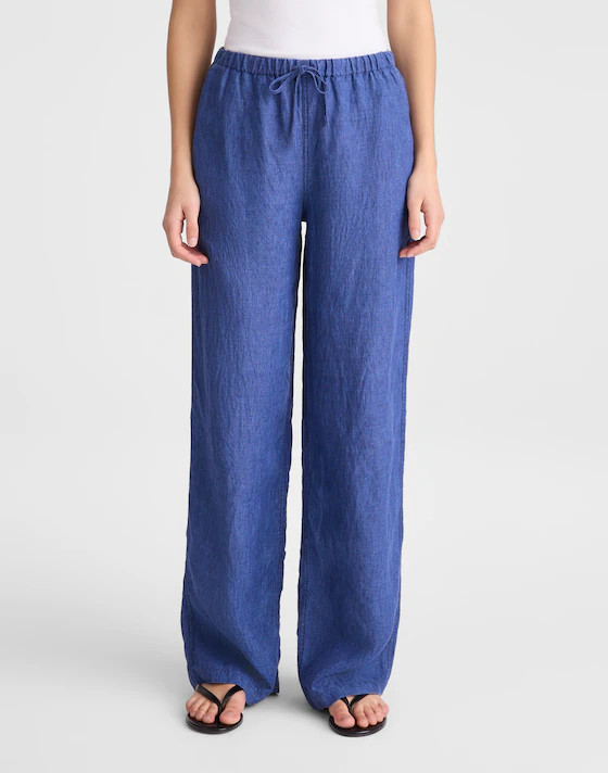 Pull-On Pants in 100% Linen | Madewell