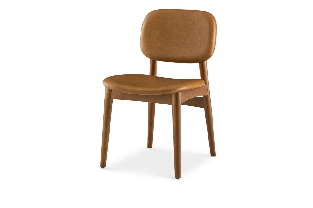 Kelsey Leather Chair, Walnut StainBestseller | Castlery US