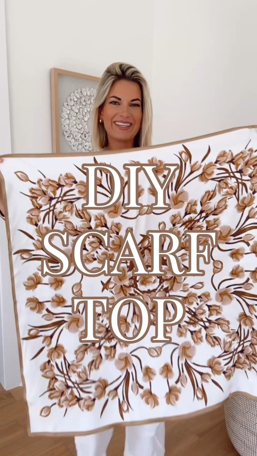 Summer date night outfit with this diy scarf top!  I am in xs tall in the linen pants. Size down in the waist one.  They are on sale!

#LTKOver40 #LTKSaleAlert #LTKTall