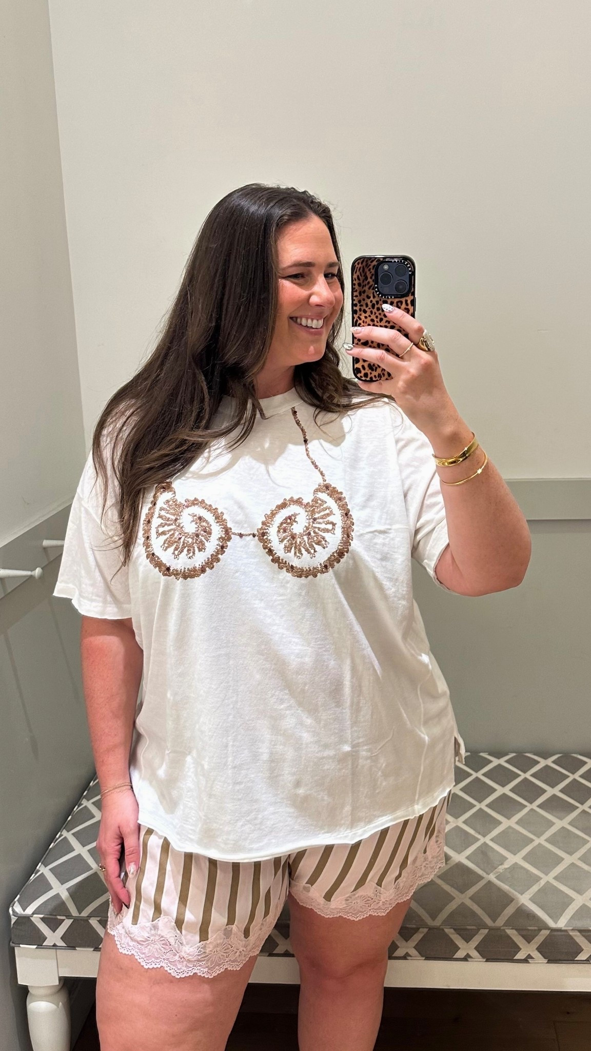 LOVE this tee! The perfect oversized fit! I’m in the XL in both! @Aerie 

#LTKSaleAlert #LTKootd #LTKMidsize