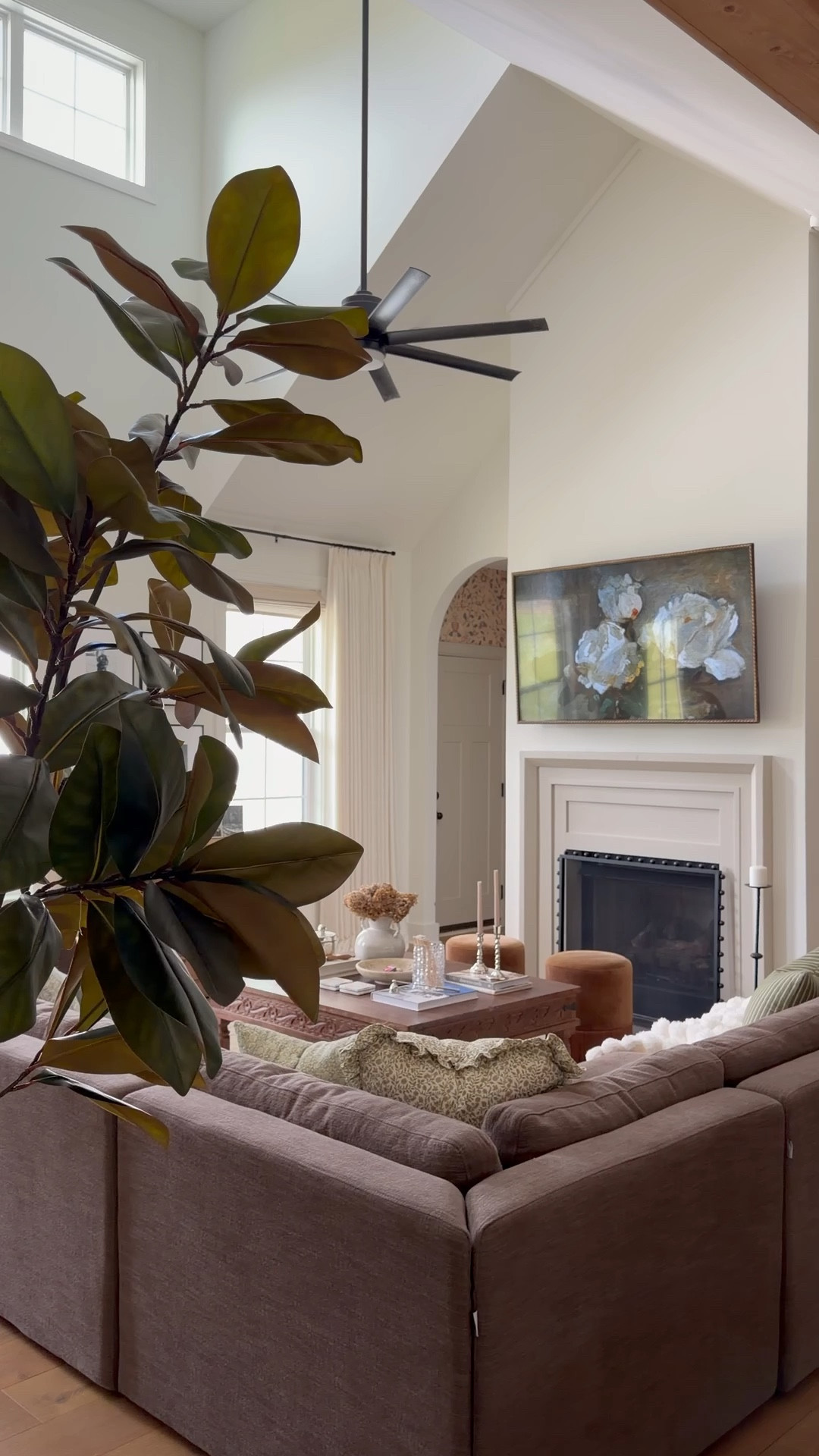 An open concept floor plan can still be warm and cozy. 

#LTKSeasonal #LTKHome