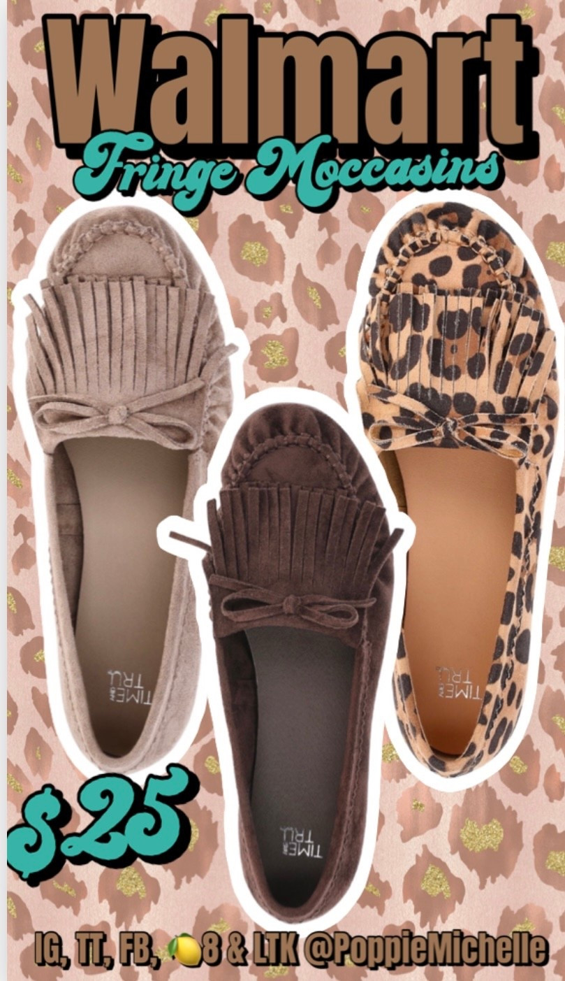 Chocolate brown moccasins. Espresso brown moccasins. Top suede moccasins. Leopard print fringe moccasins. ￼