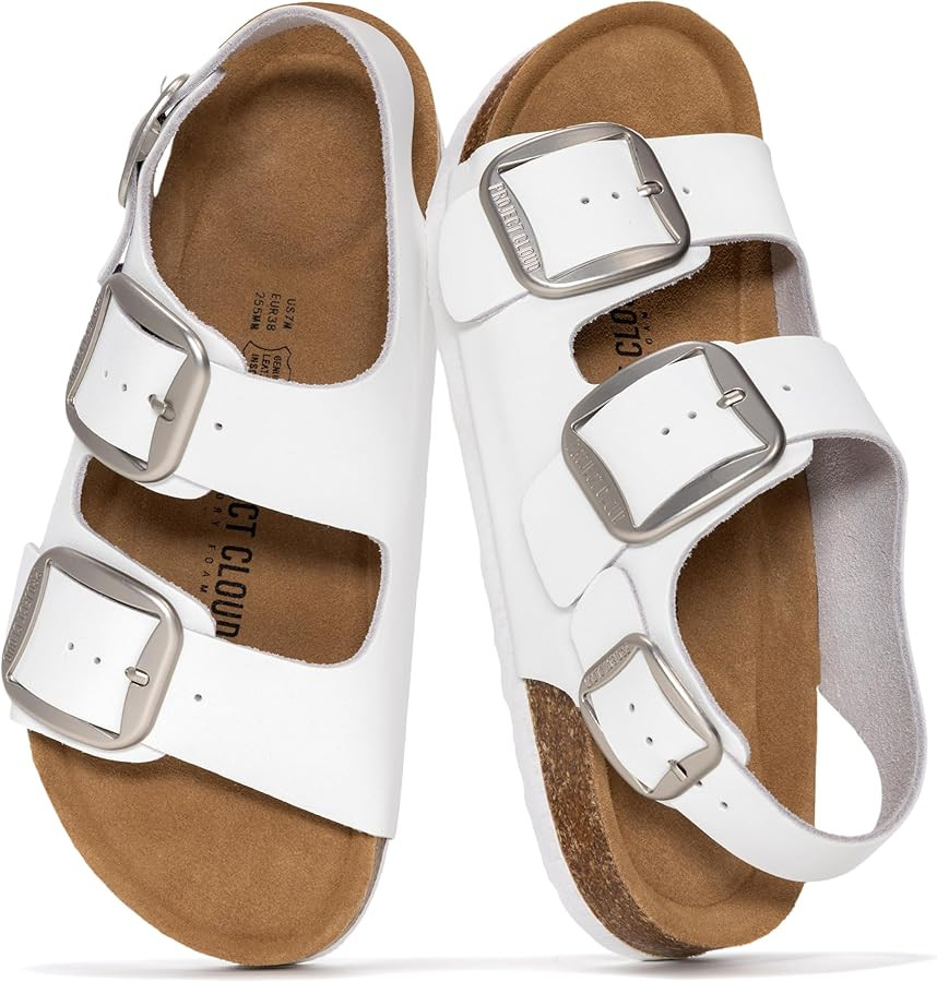 Project Cloud 100% Genuine Leather Beach Sandals for Women 2026 with Lightweight & Comfortable Sl... | Amazon (US)