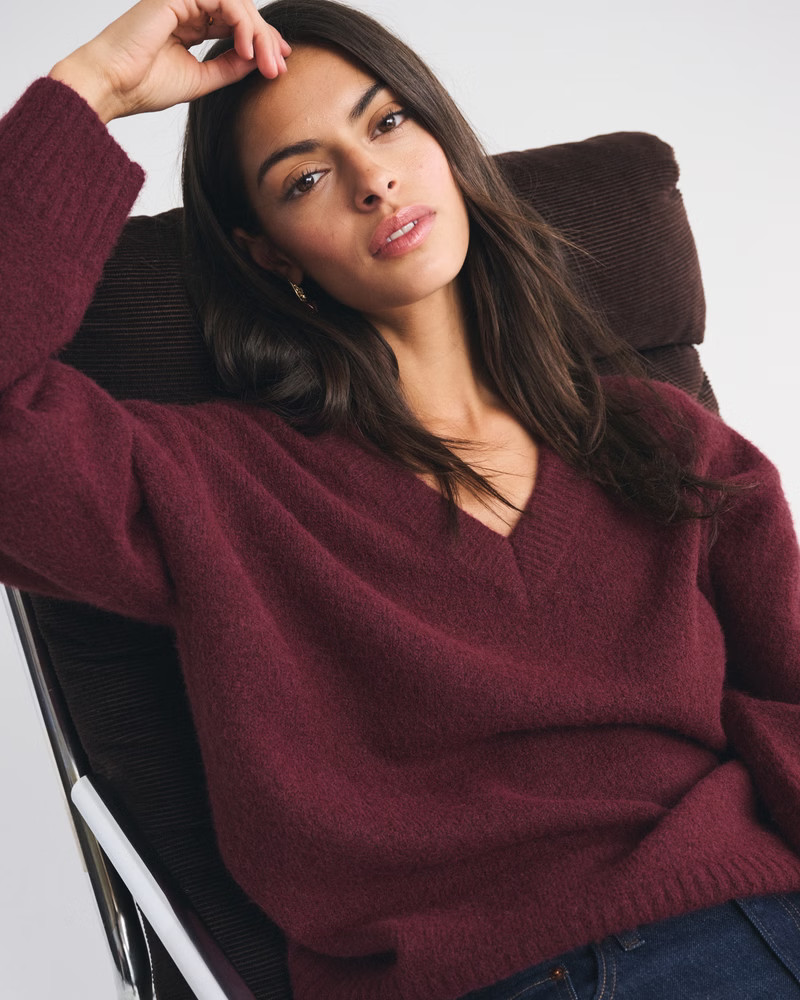 Dad V-Neck Sweater | Abercrombie & Fitch (US)