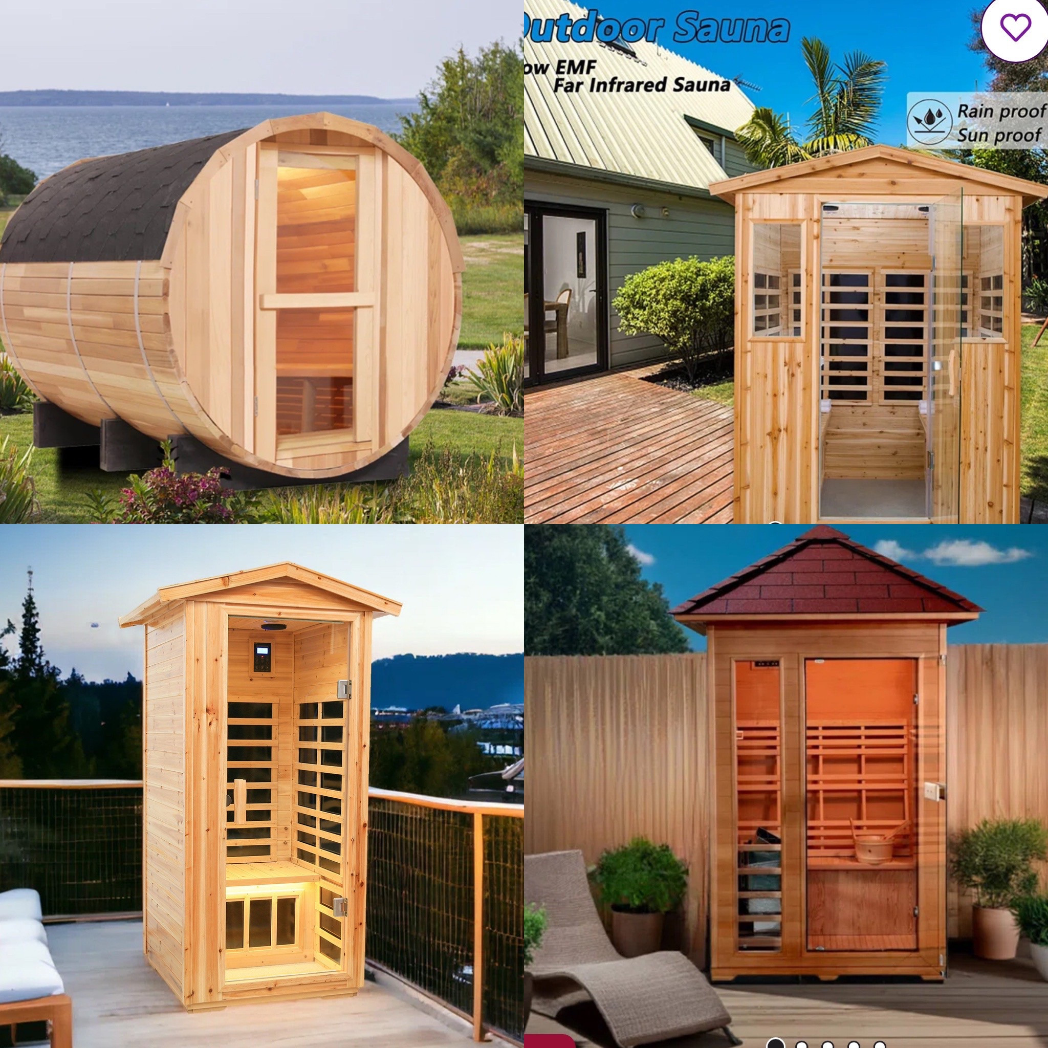 One of the top outdoor trends for 2025 is wellness in the backyard. An outdoor sauna offers a range of benefits for both physical and mental well-being, as well as a unique connection to nature. Totally love the idea!  Check out our handpicked outdoor saunas from Wayfair’s spring cyber week. 

#LTKFestival #LTKSaleAlert #LTKHome