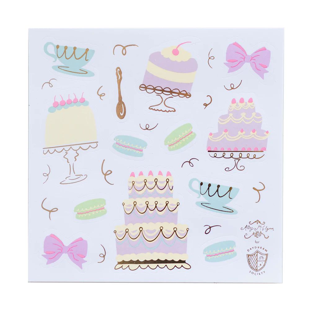 let them eat cake sticker set | Daydream Society