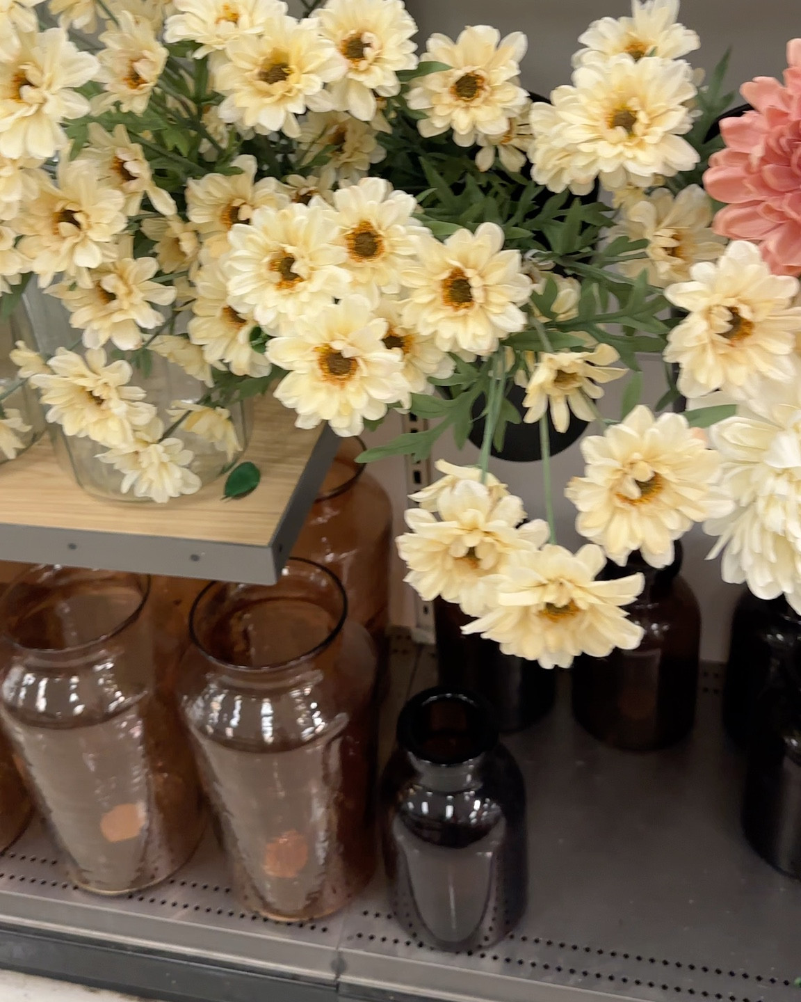 I found some realistic spring florals that are super affordable! I bought some myself…can’t wait to style them in one of my vases!

The second video is a quick bouquet I put together in the store to get an idea of what flower combinations I wanted. 